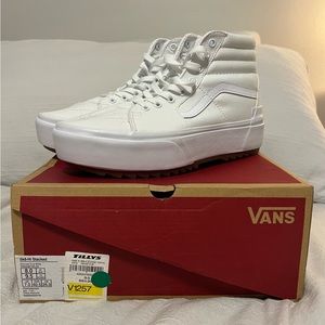 VANS Canvas Sk8-Hi Stacked Womens Shoes